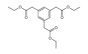 1,3,5-苯三乙酸三乙酯 结构式
