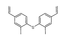 Benzene, 1,1'-thiobis[4-ethenyl-2-methyl- 结构式