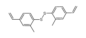 Disulfide, bis(4-ethenyl-2-methylphenyl) 结构式