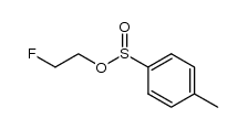 Benzenesulfinic acid, 4-methyl-, 2-fluoroethyl ester 结构式