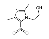 2-(2,4-二甲基-5-硝基咪唑-1-基)乙醇 结构式