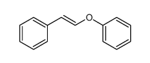 Benzene, [(1E)-2-phenoxyethenyl]- 结构式