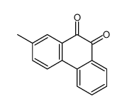 2-甲基-9,10-菲二酮 结构式