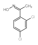 2,4-二氯苯乙酮肟 结构式
