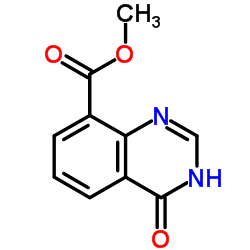 3,4-二氢-4-氧代喹唑啉-8-甲酸甲酯 结构式