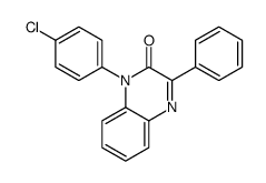 1-(4-氯苯基)-3-苯基-2(1H)-喹喔啉酮 结构式
