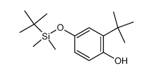 2-(tert-butyl)-4-((tert-butyldimethylsilyl)oxy)phenol 结构式