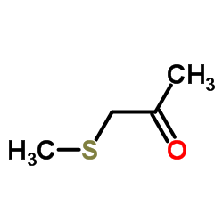 1-甲硫基-2-丙酮 结构式