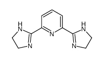 2,6-双(4,5-二氢-1H-咪唑-2-基)吡啶 结构式