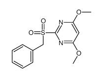 4,6-二甲氧基-2-苄基磺酰基嘧啶 结构式