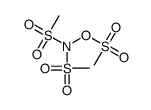 Methanesulfonic acid, bis(methylsulfonyl)azanyl ester 结构式