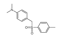 N,N-二甲基-4-[(4-甲基苯基)磺酰基甲基]苯胺 结构式