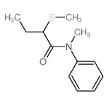 Butanamide,N-methyl-2-(methylthio)-N-phenyl- 结构式