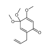 4,4,5-三甲氧基-2-(2-丙烯基)-2,5-环己二烯-1-酮 结构式