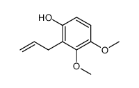 3,4-二甲氧基-2-(2-丙烯-1-基)苯酚 结构式