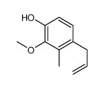 2-甲氧基-6-甲基-4-(2-丙烯-1-基)苯酚 结构式