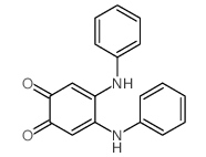 4,5-二苯胺基-3,5-环己二烯-1,2-二酮 结构式