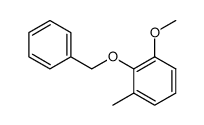 2-(benzyloxy)-1-methoxy-3-methylbenzene 结构式