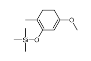 4-甲氧基-1-甲基-2-[(三甲基硅基)氧基]-1,3-环己二烯 结构式