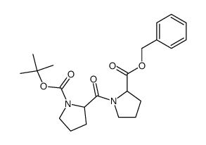 L-Proline, 1-[1-[(1,1-dimethylethoxy)carbonyl]-D-prolyl]-, phenylmethyl ester (9CI) 结构式