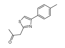 2-Propanone, 1-[4-(4-methylphenyl)-2-thiazolyl]- 结构式