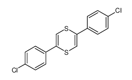 2,5-二(4-氯苯基)-1,4-二噻英 结构式