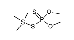 Phosphorodithioic acid, O,O-dimethyl S-(trimethylsilyl) ester 结构式