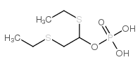 1-bis(ethylsulfanyl)phosphoryloxyethane 结构式
