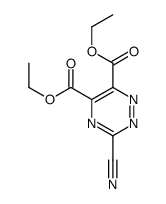 3-氰基-1,2,4-三嗪-5,6-二羧酸二乙酯 结构式