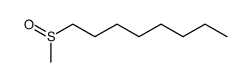 1-[(R)-methylsulfinyl]octane 结构式