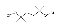 次氯酸-1,1,4,4-四甲基-1,4-丁二基酯 结构式