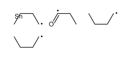 1-(三丁基锡烷基)-1-丙酮 结构式
