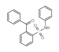 2-苯甲酰基-N-苯基苯磺酰胺 结构式
