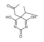 5-异丙基-5-(2-氧代丙基)-2,4,6(1H,3H,5H)-嘧啶三酮 结构式
