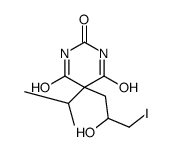 5-(2-Hydroxy-3-iodopropyl)-5-isopropyl-2,4,6(1H,3H,5H)-pyrimidinetrione 结构式