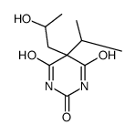 5-(2-羟丙基)-5-异丙基-2,4,6(1H,3H,5H)-嘧啶三酮 结构式