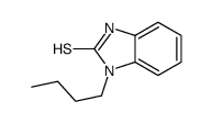 1-丁基-1H-苯并咪唑-2-硫醇 结构式
