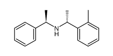 Benzenemethanamine, α,2-dimethyl-N-(1-phenylethyl)-, [R-(R*,R*)]- (9CI) 结构式