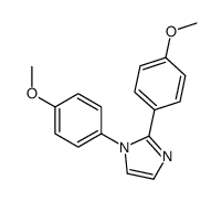 1H-Imidazole, 1,2-bis(4-methoxyphenyl)- 结构式