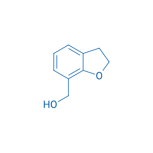 2,3-二氢苯并呋喃-7-甲醇 结构式