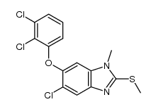 三氯苯达唑杂质3 结构式