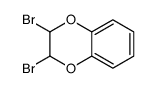 2,3-二溴苯并-1,4-二噁烷 结构式