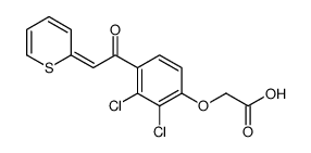 2-[2,3-二氯-4-(2-(2H-噻喃-2-亚基)乙酰基)苯氧基]乙酸 结构式