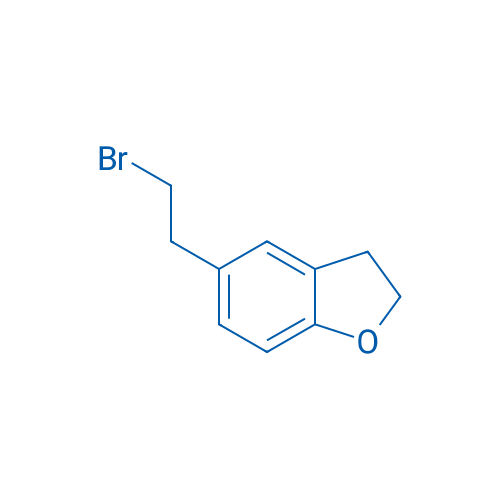 5-(2-溴乙基)-2,3-二氢苯并呋喃 结构式