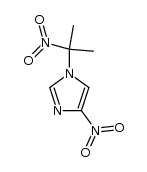 1H-Imidazole, 1-(1-methyl-1-nitroethyl)-4-nitro- 结构式