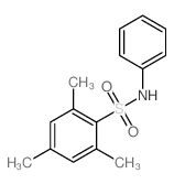 2,4,6-三甲基-N-苯基苯磺酰胺 结构式