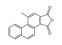 10-甲基菲并[1,2-c]呋喃-1,3-二酮 结构式