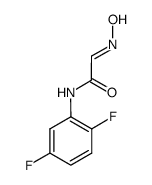 N-(2,5-二氟苯基)-2-(羟亚氨基)乙酰胺 结构式