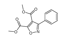 3-苯基-4,5-异恶唑二羧酸二甲酯 结构式