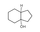 3aH-Inden-3a-ol, octahydro-, (3aR,7aR)-rel- 结构式